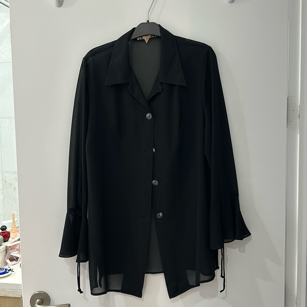 Sheer Black blouse